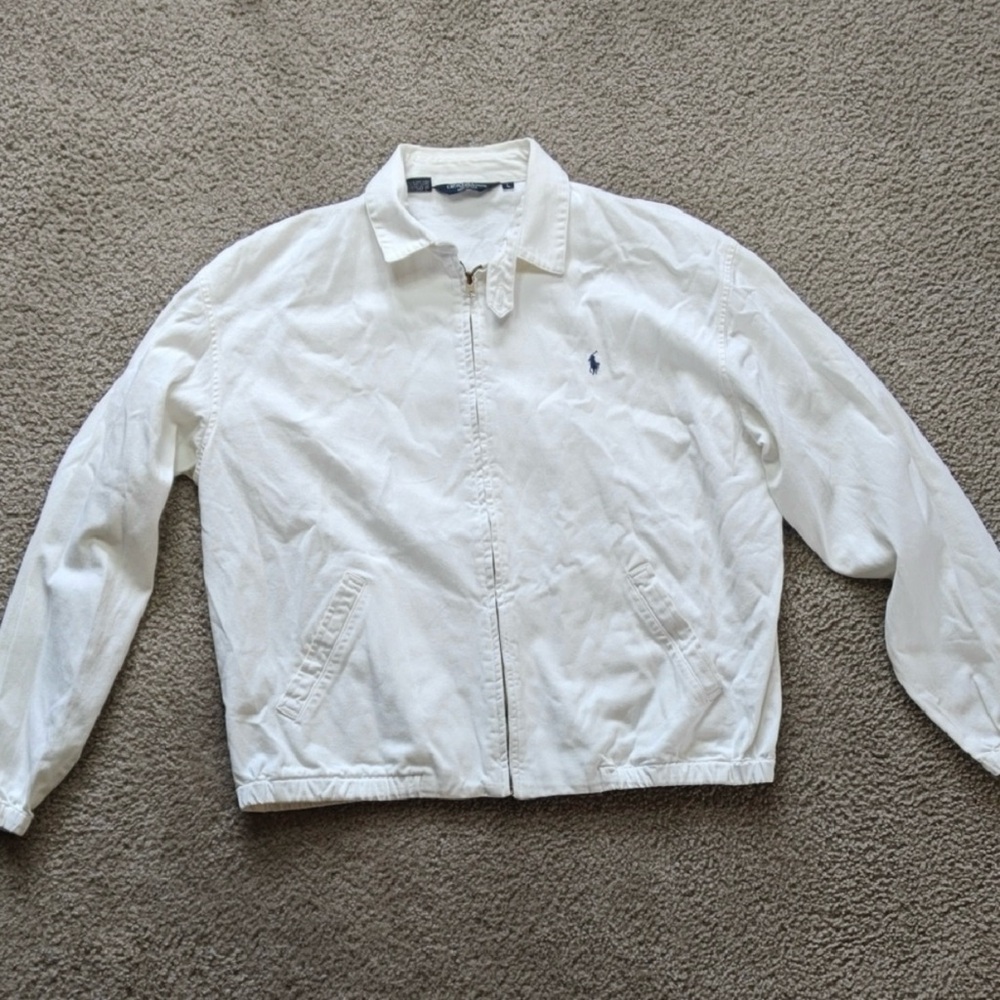 Ralph Lauren Men's White Jacket LARGE